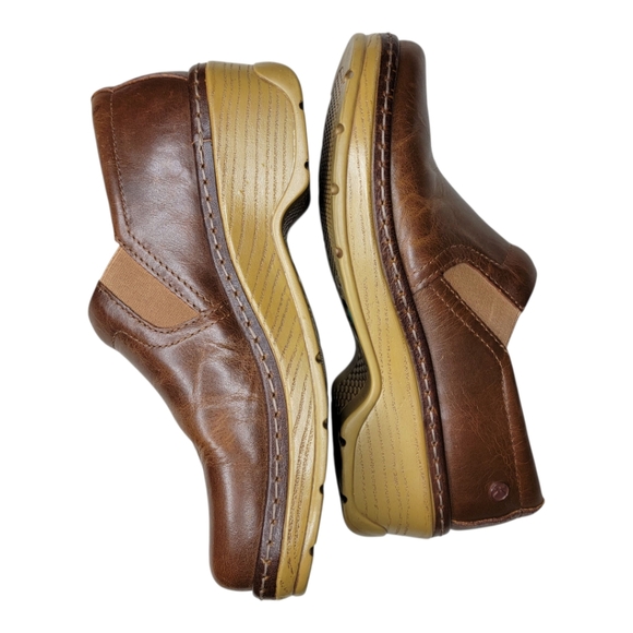 Klogs Footwear Naples Cashew Full Grain Leather Slip-Ons, size 7.5 - Picture 2 of 5